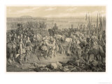 The Imperial Army Under Ferdinand of Hungary Defeats the Swedish-German Allies at Nordlingen reproduction procédé giclée par C.a. Dahlstrom
