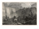 Prague Taken by the Swedish Army reproduction procédé giclée par C.a. Dahlstrom