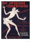 The Original Charleston, as Danced by Josephine Baker at the Folies-Bergere Paris Reproduction procédé giclée par Roger de Valerio