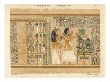 Book of the Dead: The Hall in Which are the Four Rudders of Heaven and Four Triads of Gods Giclee-trykk av E.a. Wallis Budge