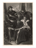 Henry VI, The King on the Battlefield reproduction procédé giclée par M. Adamo
