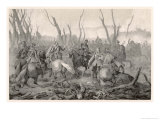 The Swedes Defeat the Danes at Jankov and Torstenson Takes Hatzfeld Prisoner reproduction procédé giclée par C.a. Dahlstrom