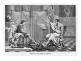 Aristotle Greek Philosopher Giclée-Druck von Figuier 