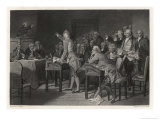 Patrick Henry Introduces Radical Resolutions Opposing the Stamp Act Giclee Print by Alonzo Chappel