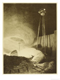 The War of the Worlds a Martian Fighting-Machine Giclee Print by Henrique Alvim Corrêa