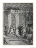 Amedeo VI Ruler of Savoy Institutes the Order of the Collar Known as the Annunziata Giclee Print by Lodovico Pogliaghi