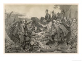 Tilly is Killed During the Battle of Leck by the Artillery Barrage of Gustaf Adolf Giclee Print by C.a. Dahlstrom
