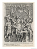 The Entry of Augustus Caesar into Syria Giclee Print by Pietro Santi Bartoli