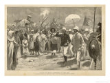 The French Mission Led by Marchand Arrives in Addis Ababa Giclee Print by Eugene Damblans