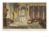 Julius Caesar is Assassinated in the Senate by Brutus and His Companions Reproduction procédé giclée par Gerome 