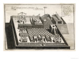 Cross-Section of the Observatory Showing Globes Quadrants and Other Observational Equipment Giclee Print by G. Child