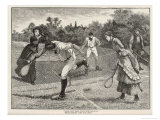 Friendly Game of Mixed Doubles Giclee Print by Everard Hopkins