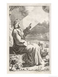 Titus Lucretius Carus Roman Poet and Philosopher Giclee Print by Michael Burghers