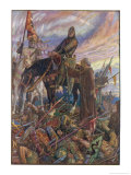 Battle of Hastings William Duke of Normandy Defeats the English Army Led by Harold Giclee Print by Henry Justice Ford