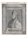 Tommaso Parentucelli Pope Nicholaus V Humanist Who Contributed to the Renaissance Giclee Print by Cavallieri 
