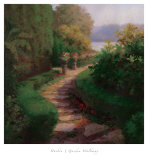 Garden Walkway Posters by Haibin 