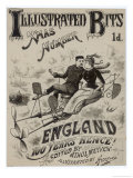 Airborne Lovers 1890 Giclee Print by Harry Furniss