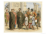 Pope Gregory Sees English Slaves in Rome, "Non Angli Sed Angeli" He is Supposed to Have Said Giclee Print by James Doyle