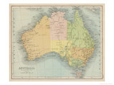 Map Probably Made Soon after 1861 Giclee Print by Bartholomew 