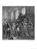 The 19th Brumaire Napoleon's Coup D'Etat Giclee-trykk av Francois Bouchot The 19th Brumaire Napoleon's Coup D'Etat Giclee-trykk av Francois Bouchot