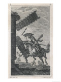 Don Quixote He Attacks the Windmill Giclee Print by W. Bromley