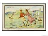 Water-Skiing Giclee Print by Jean Marc Cote