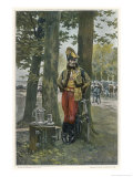 Antoine Charles Louis Collinet Comte De Lasalle French Military reproduction procédé giclée par Francois Flameng