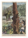 Loch Ness Monster Giclee Print by Giorgio De Gaspari