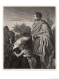 His Mother Begs Him to Spare Rome reproduction procédé giclée par M. Adamo