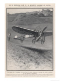 Louis Bleriot Flies the Channel Landing at Dover 37 Minutes after Take-Off from Near Calais Giclee-trykk av Samuel Begg Louis Bleriot Flies the Channel Landing at Dover 37 Minutes after Take-Off from Near Calais Giclee-trykk av Samuel Begg