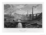 Ironworks at Nant-Y-Glo Wales Giclee Print by Henry Gastineau