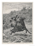 Jacobite Rising at Killiecrankie the Jacobites Defeat Mackay's Royalist Army Giclee-trykk av Stanley Berkeley Jacobite Rising at Killiecrankie the Jacobites Defeat Mackay's Royalist Army Giclee-trykk av Stanley Berkeley
