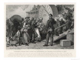 Fugitive Slaves from the South are Led on Board a Mississippi Steamboat reproduction procédé giclée par F.o.c. Darley