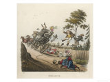 Stagecoach Sheds Its Load Reproduction procédé giclée par M. Egerton