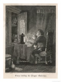 Blaize an Apothecary Tests Medicines to Try and Cure the Plague Giclee Print by J. Franklin