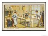 An Automated Kitchen Giclee Print by Jean Marc Cote