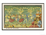 Fancy-Dress Ball Underwater Giclee Print by Jean Marc Cote