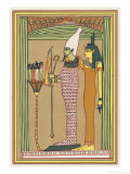 Osiris Isis and the Children of Horus Giclee-trykk av E.a. Wallis Budge