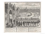 An Auto-Da-Fe at Goa India, The Procession of Clergy and Their Victims Giclee Print by C. Du Bosc