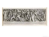 The Life and Death of Man, Allegorical Representation in the Form of an Ancient Roman Sculpture Giclee Print by Pietro Santi Bartoli
