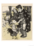 The King Makes a Promise to Hans the Hedgehog reproduction procédé giclée par Karl Fahringer