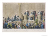 Courtroom Scene Giclée-Druck von Robert Cruickshank