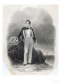 George Gordon Lord Byron English Poet in 1807 Giclee Print by Finden 