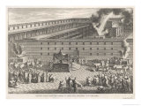Solomon Having Built the Temple of Jerusalem Dedicates It to the Lord Giclee Print by Dom Augustin Calmet