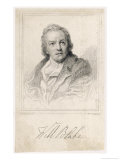William Blake English Artist Poet and Mystic Reproduction procédé giclée par W.c. Edwards