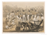 An Evening Performance by the Station Band Giclee Print by Captain G.f. Atkinson