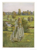 She Walks Through the Meadows Giclee-trykk av Eleanor Fortescue Brickdale She Walks Through the Meadows Giclee-trykk av Eleanor Fortescue Brickdale