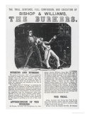Bishop and Williams 1831 Giclee-trykk av Broadsheet