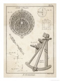 Astrolabe and Quadrant reproduction procédé giclée par Benard 