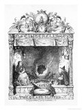 Frontispiece to Cinderella Giclee Print by George Cruikshank